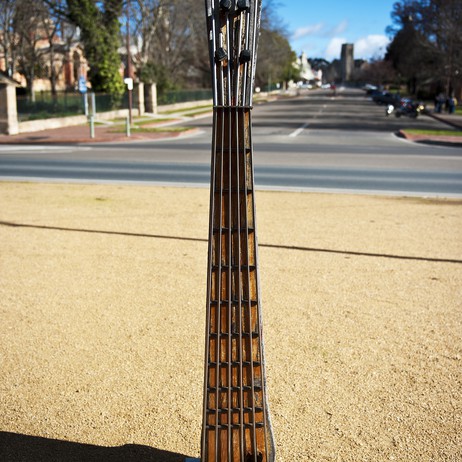 Ashley Hunt, The Guitar, steel