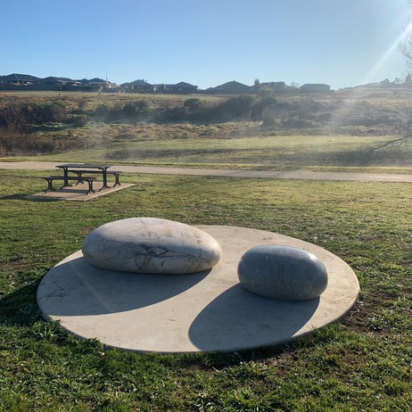 Alex Seton, Anything will bounce if you throw it hard enough..., Marulan onyx, Wombeyan Marble