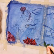 Scuba Dive in Paint